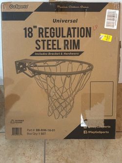 GoSports Universal 18” Basketball Rim Replacement New