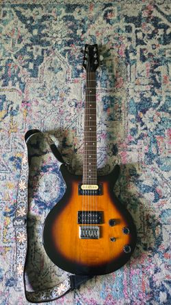 1994 Washburn SB-5 Raven Wing Series Electric Guitar – Made in Korea – Sunburst