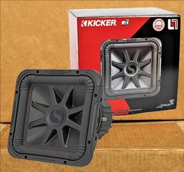 Kicker Solo-Baric L7 Bass Speaker 12" Dual Voice Coil Subwoofer 1200 Watt L7R12 45L7R124 🚨 Payment Options Available 🚨 No Credit Needed 🚨