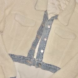 PACSUN JEAN SHERPA JACKET