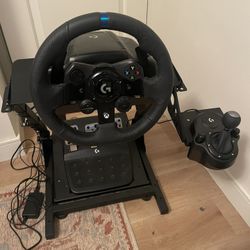 Logitech G923 Trueforce Driving Set Up For Xbox
