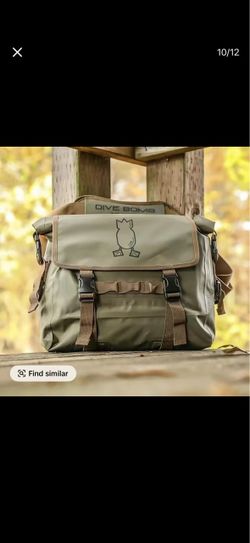 Waterproof Blind Bag for Waterfowl Hunting - 500D PVC Tarpaulin Roll-Top Stays Dry, Ammo Storage, Interior Pocket, Gear Organizer with Attachment Feat