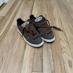 brown adidas campus 00s
