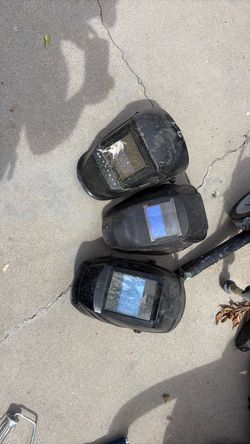 Welding helmets 30 for all 3 must take all