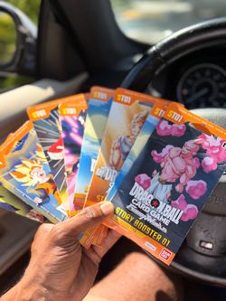 DragonBall Z ST-01 Booster Sleeves x7