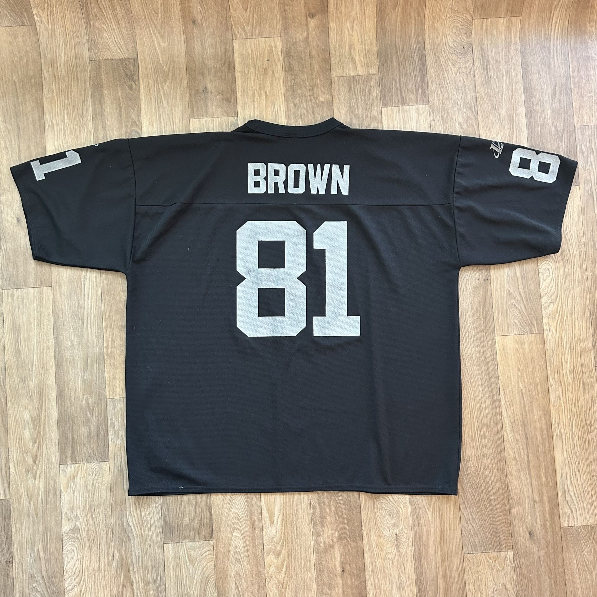 vintage raiders jersey tim brown XXL