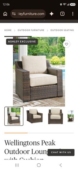 Outdoor Chair with Cushion