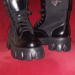 Authentic PRADA Combat Boots 