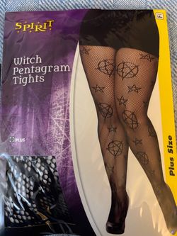 Spirit Witch Pentagram Tights Plus Size