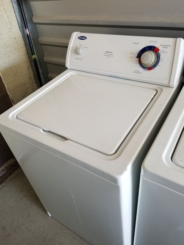Works Great!!! (Crosley) Heavy Duty, Extra Large Capacity, 2 Speed Combinations, 5 Cycles, Whirlpool Washer. Washes Excellently and Very Fast!!!