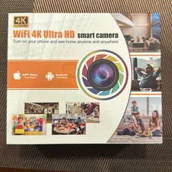 WiFi  4K Ultra HD Smart Camera