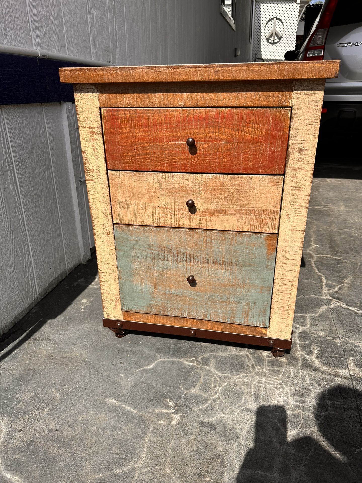 Iron Clad File Cabinet/ End Table
