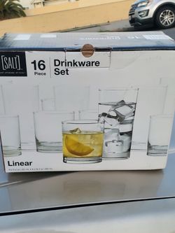 Drink ware set of 16