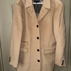 Beige Quarter Trench Coat