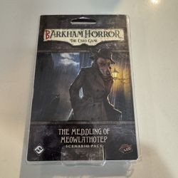 Barkham Horror The Meddling of Meowlathotep Card Game New Sealed FFG Arkham NEW