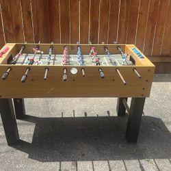 Foosball Table  Used  With   Ball 