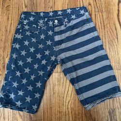 Levis Men's American Flag 511 Shorts