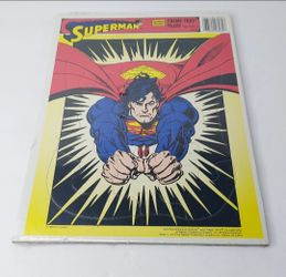 Vintage Frame Tray Puzzle SUPERMAN DC Comics 1995 Superman 12 pcs. #8230