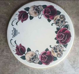 Remo 14" Suede Tattoo Rock and Roses TT-0814-AX-T05
