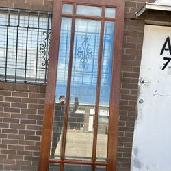 36" X 96" 9 LITE CLEAR GLASS FRONT DOOR