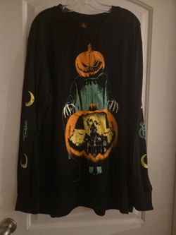 HO7S (House of the 7th Serpent), Haunted Hill pumpkin long sleeve T-shirt unisex size XL