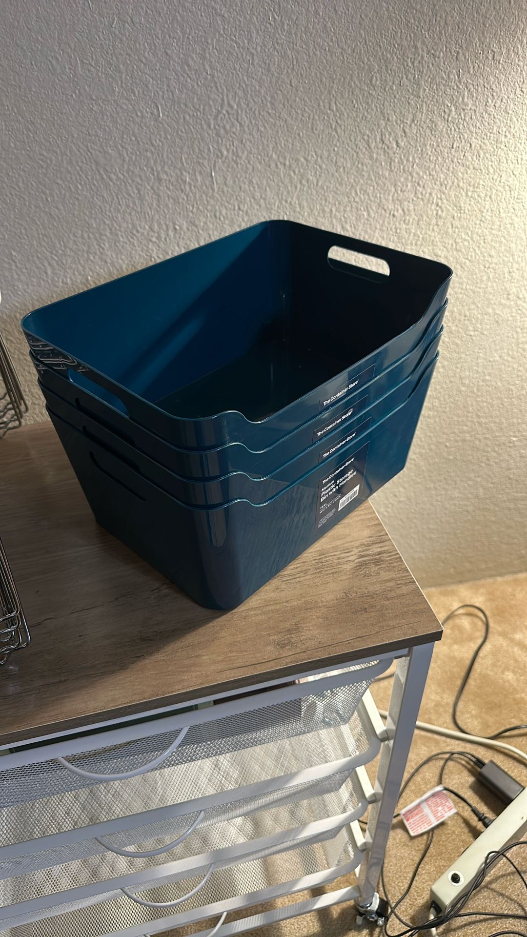 Container store: Plastic storage set of 4