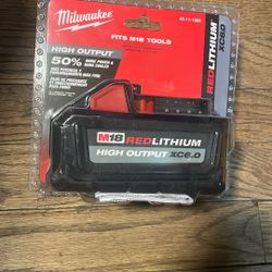 Milwaukee 18v 6ah Battery