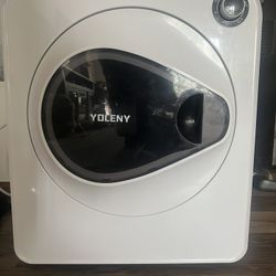 Like New High Efficiency Portable Dryer With Child Safety Lock White