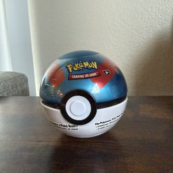 Poke Ball Trading Card Tin