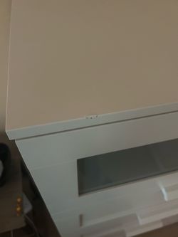 white Ikea 4 drawer dresser