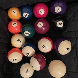 Set Of Pool Balls