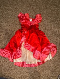 Disney Store Elena of Avalor Girl's Costume Dress No Belt Glitter Detail Size 3
