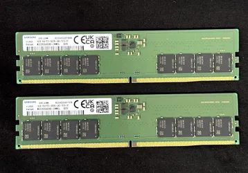 Samsung 32GB 2x16GB DDR5 5600MHz PC5-5600B Desktop RAM UDIMM M323R2GA3EB0-CWM