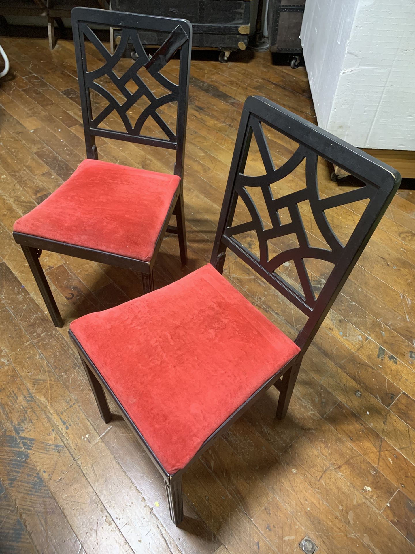 Antique Folding Chairs (2)