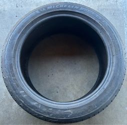 One (1) single Michelin pilot sport all season 245/45ZR19 tire no rims wheels