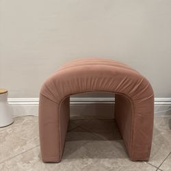 MODERN PINK OTTOMAN