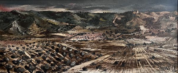 Spanish Landscape with Olive Groves