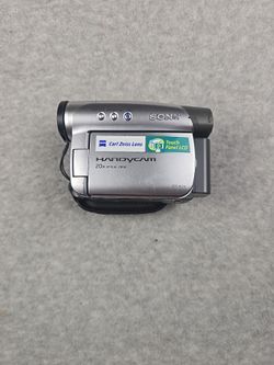 Sony Handycam DCR-HC28 MiniDV Camcorder TESTED Works Charger Carl Zeiss Lens