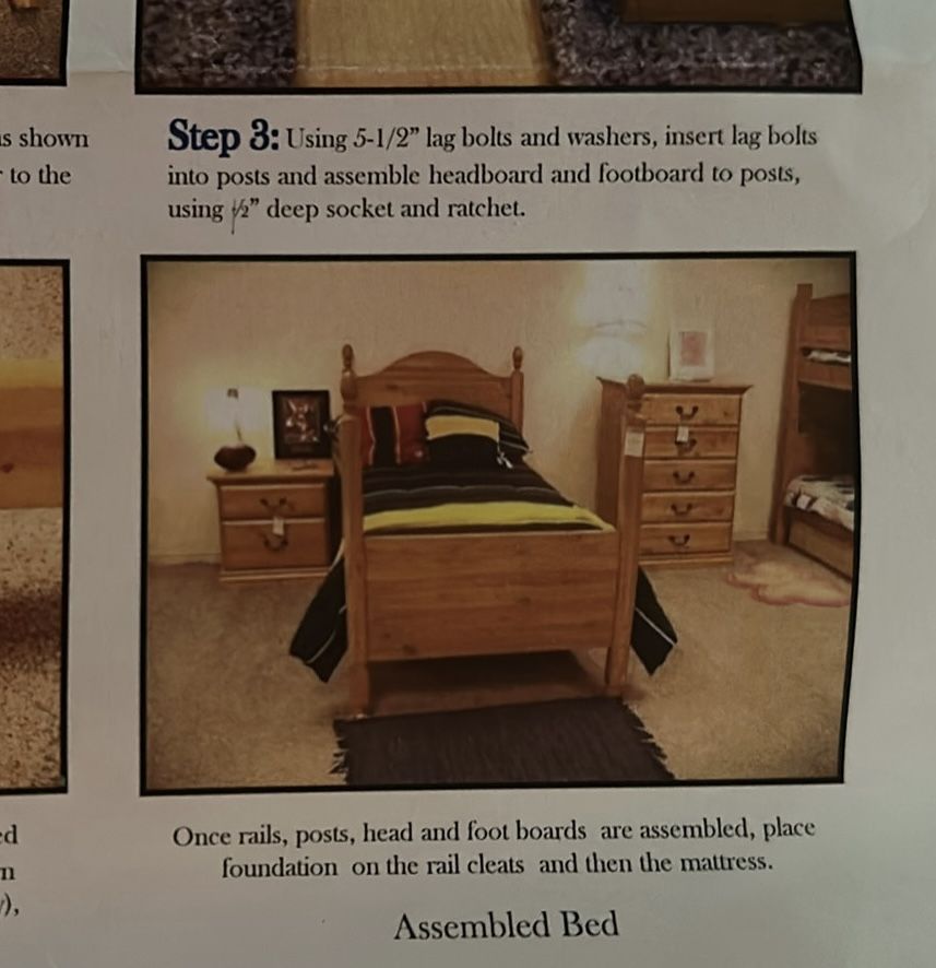 Twin Bed Frame 