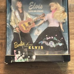 Elvis  And Barbie Collectible Dolls