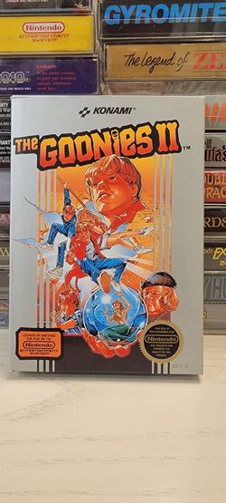 NES NINTENDO GOONIES 2 CIB