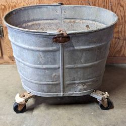 White mop bucket