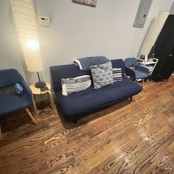 Futon Couch And Chairs 