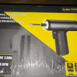 3.6V Multifunction Cordless Screwdriver Set