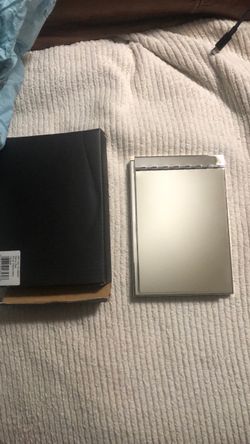Silver plated note pad