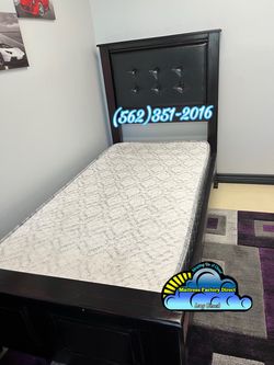 Twin wooden bed frame madera sólida