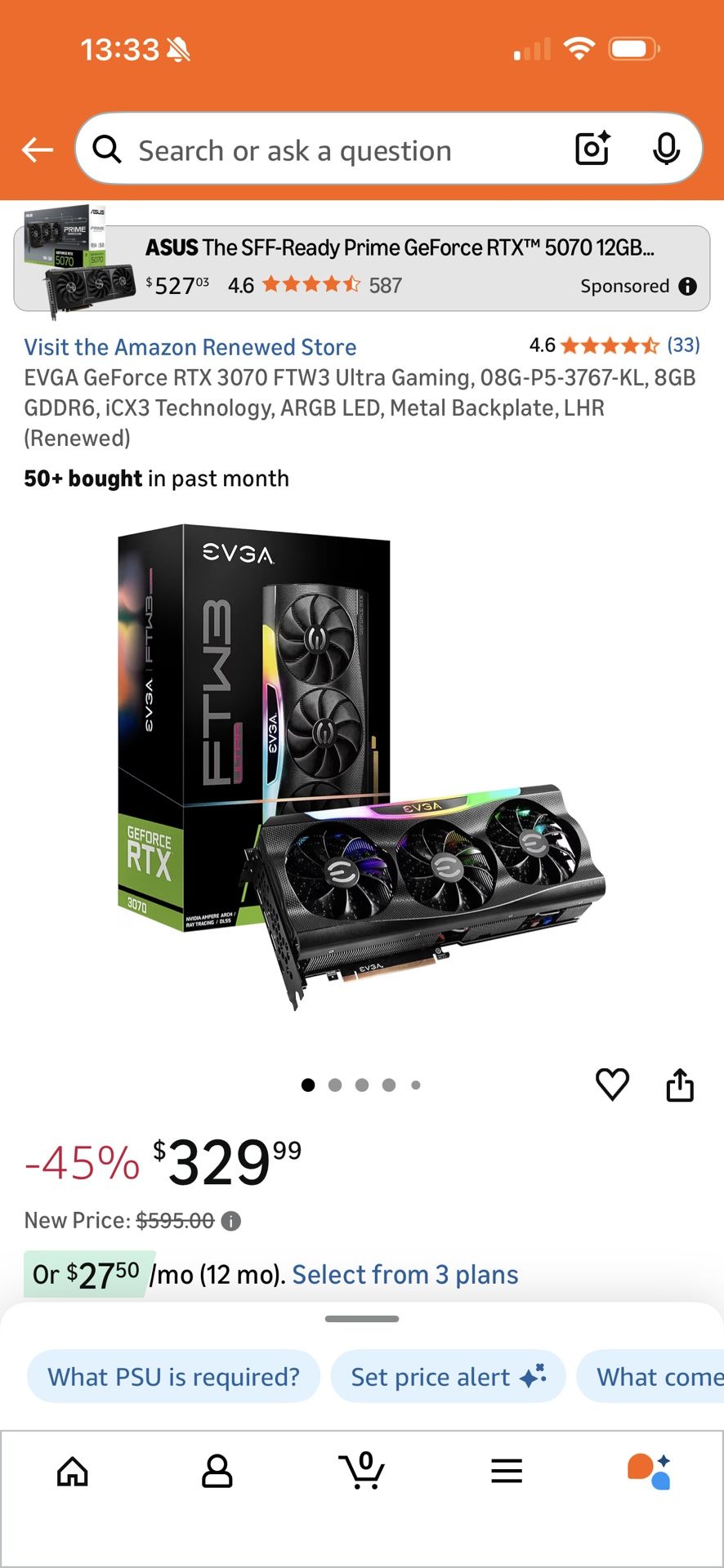 RTX 3070 Gpu