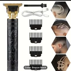 Professional Men'S Beard Trimmer with Zero Contour Design