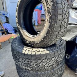 3 Falken wildpeak At3w tires $140