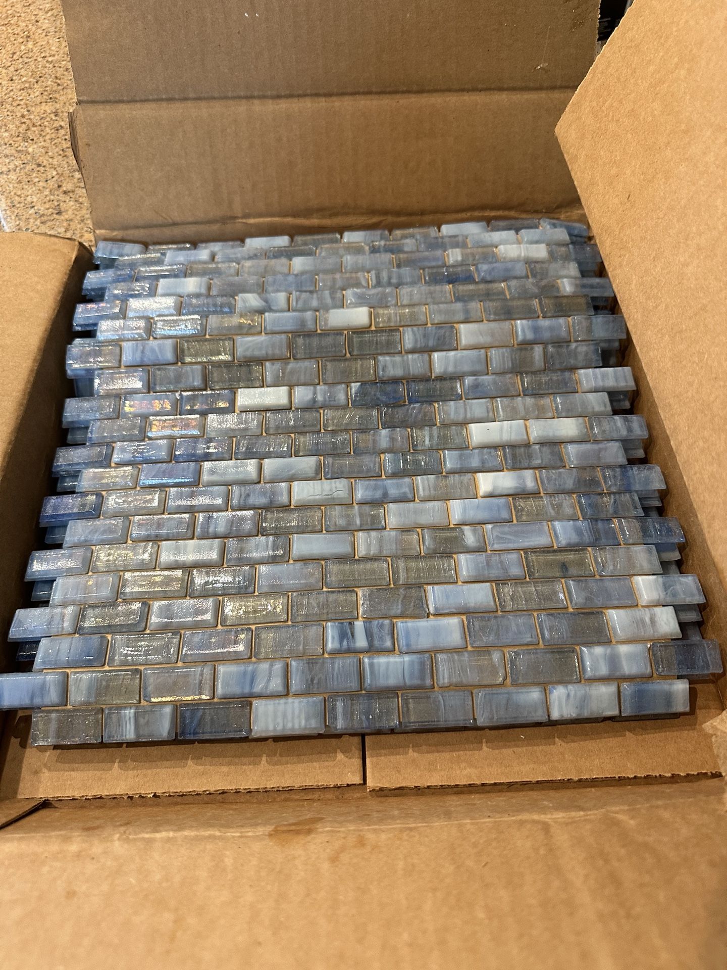 Glass Tile Leftovers For Craft or Small Projects 
